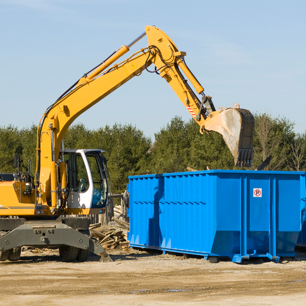 can i choose the location where the residential dumpster will be placed in Kiskimere